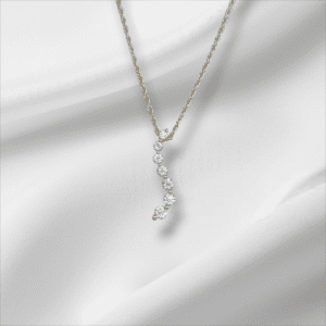 Ladies Diamond Journey Necklace