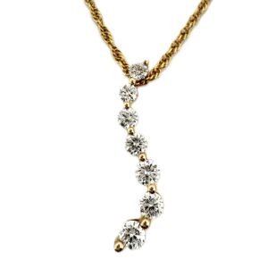 FL1 Ladies Diamond Journey Necklace