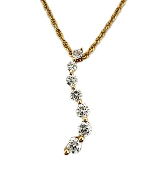 FL1 Ladies Diamond Journey Necklace