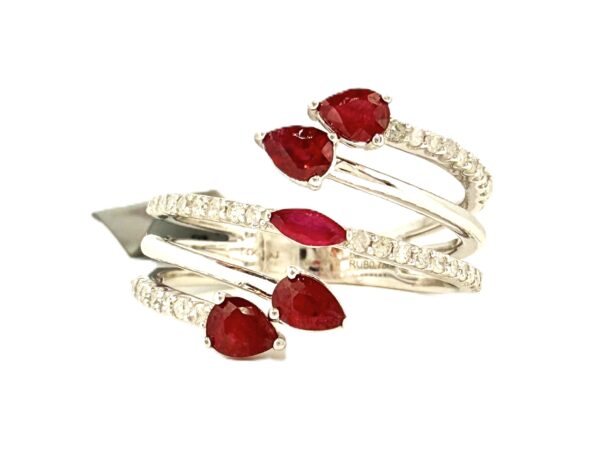 Fl2 Ladies Ruby and Diamond Ring