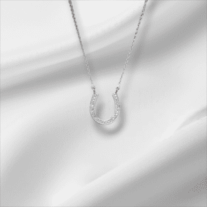Diamond Horseshoe Necklace