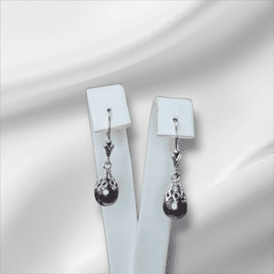 Tahitian Pearl Dangle Lever Earrings